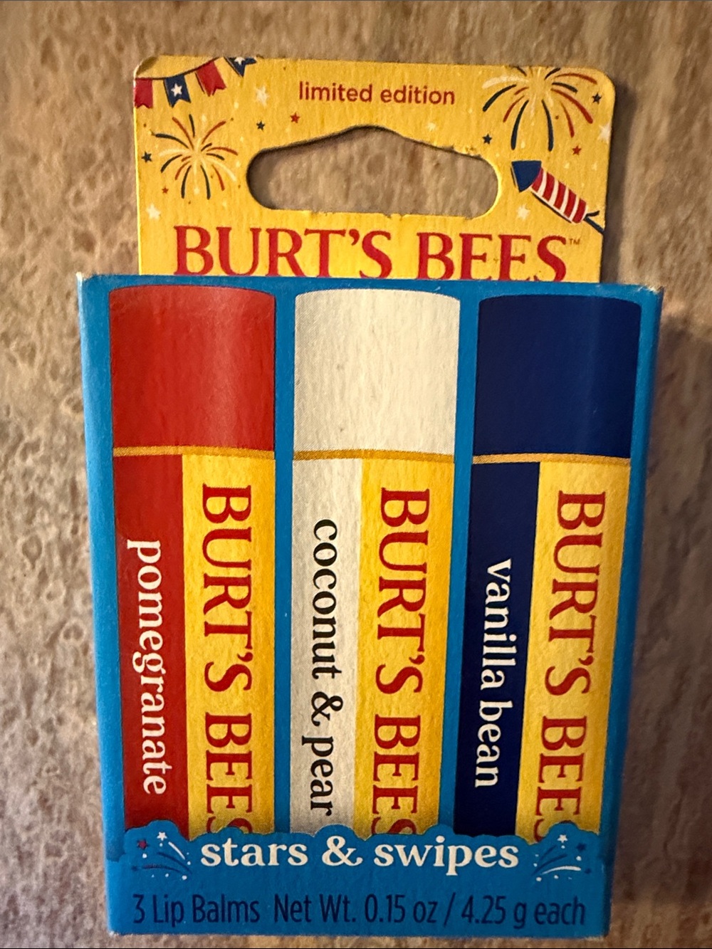 Burt's Bees Lip Balm Trio